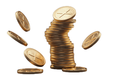 Goldener M&uuml;nzstapel als Symbol f&uuml;r die zweite Golazzo Bonus-Einzahlung